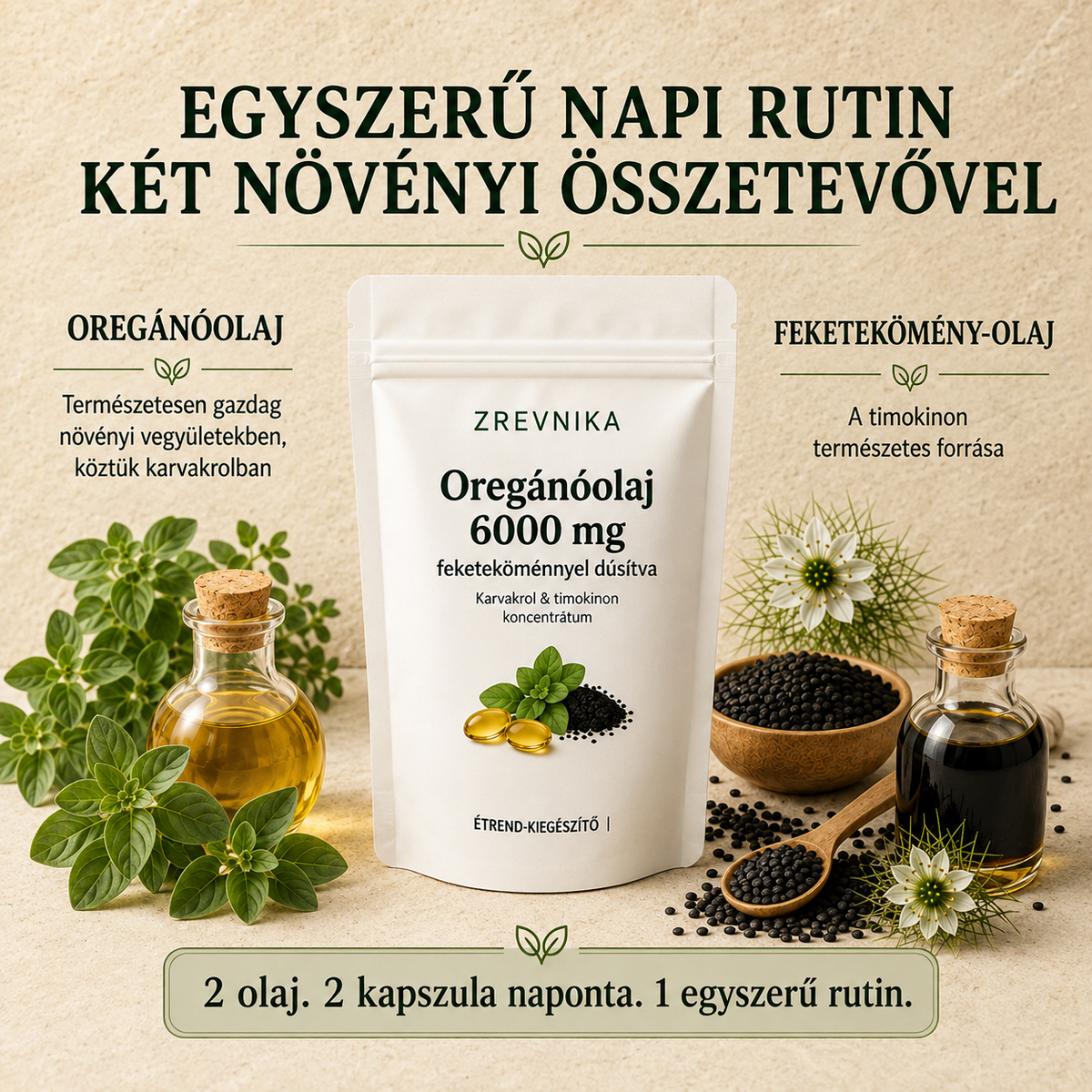 Zrevnika Oregánó — Napi intim és belső egyensúly