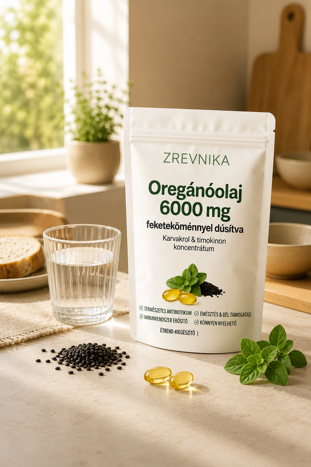 Zrevnika Oregánóolaj napi rutin