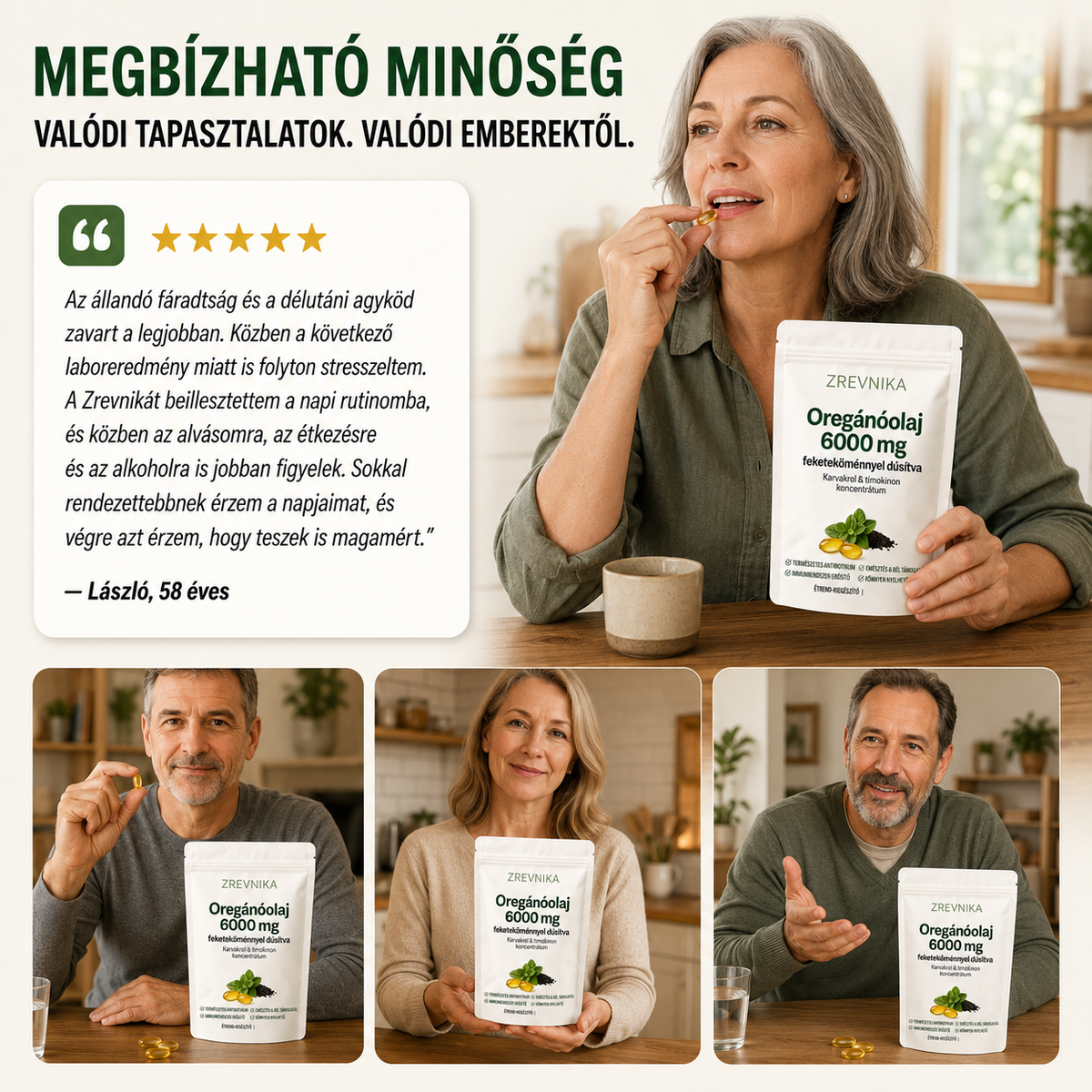 Zrevnika Oregánó — Napi máj- és antioxidáns támogatás
